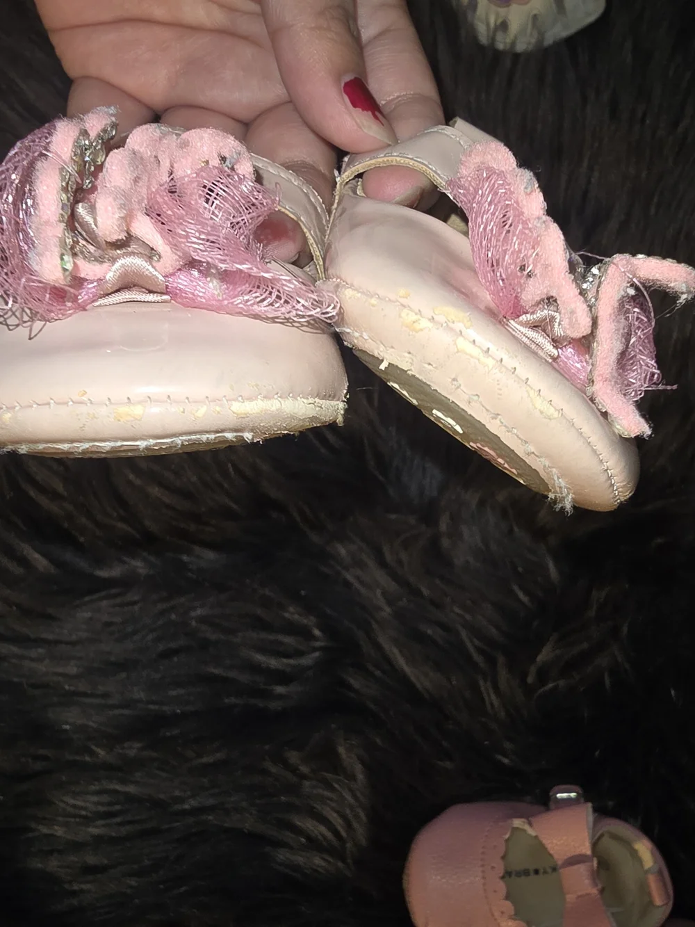 Lucky Brand Pink & White Toddler Sandal and Shoe Bundle